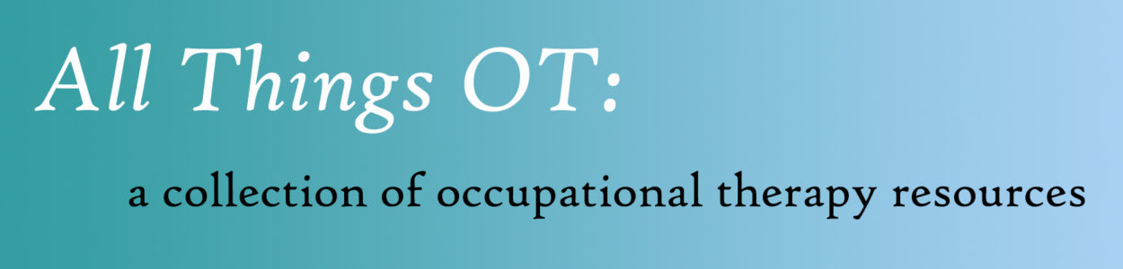 clinical reasoning case study examples occupational therapy